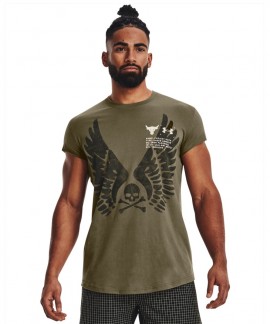 1370463-361 UNDER ARMOUR PROJECT ROCK CUTOFF TEE