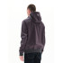 222.EM11.65-008 EMERSON SOFT SHELL RIBBED JACKET WITH HOOD D.GREY  