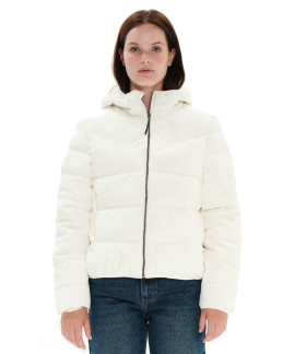 222.EW10.18-010 EMERSON W P.P. DOWN JACKET WITH HOOD OFF WHITE