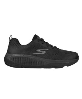 128319-BBK SKECHERS TRADITIONAL ENGINEERED MESH LACE UP