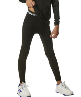 014301-001 BODY ACTION COMPRESSION TIGHTS BLACK   